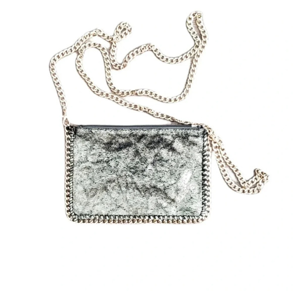 Metallic Gold & Black Chain Purse - Picture 1 of 5